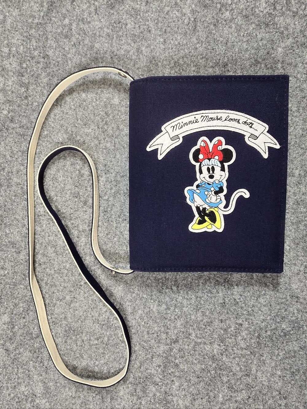 Uniqlo X Olympia Le-Tan Navy Disney Minnie Mouse Crossbody Purse